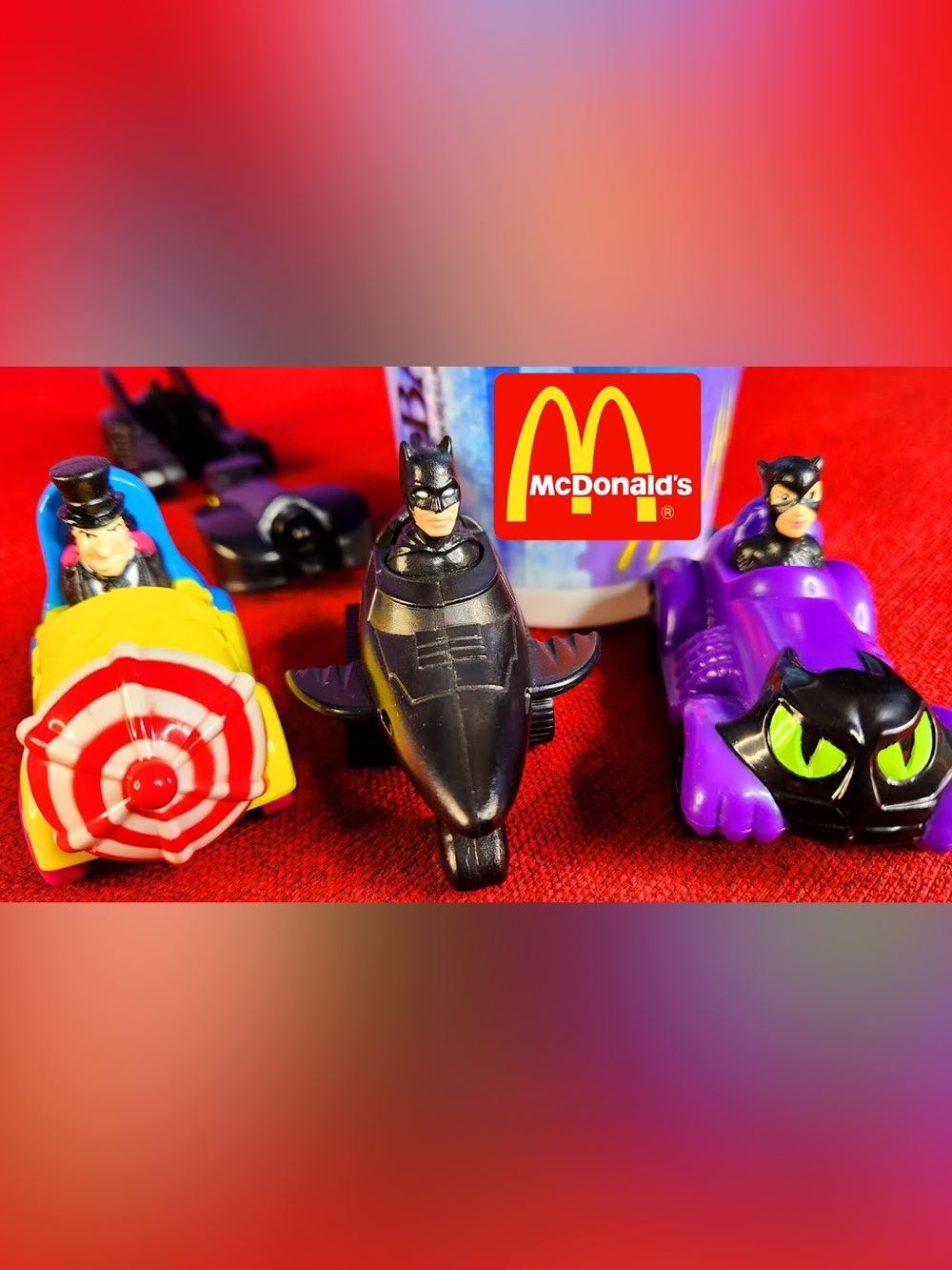 Sealed McDonald’s Batman returns happy meal toys x 3